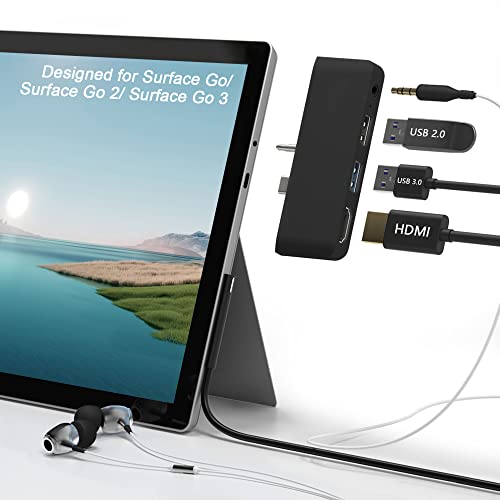 Amazon | Microsoft Surface Go 3/Go 2/Go 専用 USB 3.0 ハブ4K@30Hz
